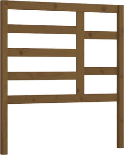 vidaXL - Hoofdbord - 106x4x104 - cm - massief - grenenhout - honingbruin