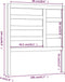 vidaXL - Hoofdbord - 106x4x104 - cm - massief - grenenhout - honingbruin