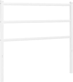vidaXL - Hoofdbord - 107 - cm - metaal - wit