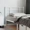 vidaXL - Hoofdbord - 107 - cm - metaal - wit
