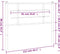 vidaXL - Hoofdbord - 107 - cm - metaal - wit