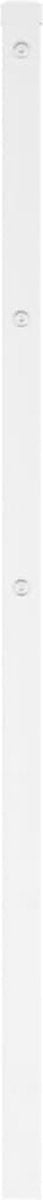 vidaXL - Hoofdbord - 107 - cm - metaal - wit