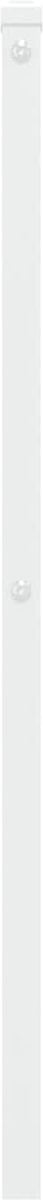 vidaXL - Hoofdbord - 107 - cm - metaal - wit