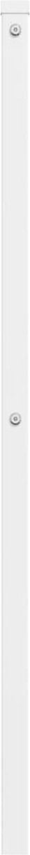 vidaXL - Hoofdbord - 107 - cm - metaal - wit