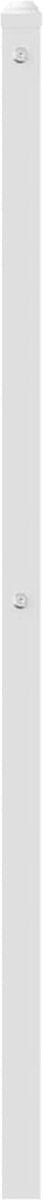 vidaXL - Hoofdbord - 107 - cm - metaal - wit