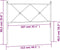 vidaXL - Hoofdbord - 107 - cm - metaal - zwart