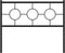vidaXL - Hoofdbord - 107 - cm - metaal - zwart