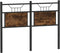 vidaXL - Hoofdbord - 120 - cm - bewerkt - hout - en - staal - gerookt - eikenkleurig