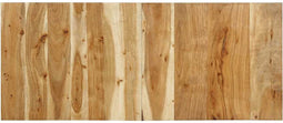 vidaXL - Hoofdbord - 120 - cm - massief - acaciahout