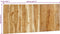 vidaXL - Hoofdbord - 120 - cm - massief - acaciahout