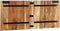 vidaXL - Hoofdbord - 120 - cm - massief - acaciahout