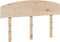 vidaXL - Hoofdbord - 120 - cm - massief - grenenhout