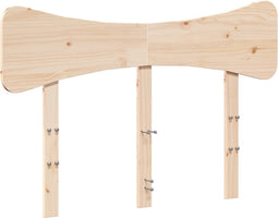vidaXL - Hoofdbord - 120 - cm - massief - grenenhout