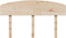 vidaXL - Hoofdbord - 120 - cm - massief - grenenhout