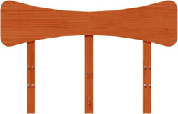 vidaXL - Hoofdbord - 120 - cm - massief - grenenhout - wasbruin