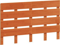 vidaXL - Hoofdbord - 120 - cm - massief - grenenhout - wasbruin