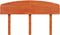 vidaXL - Hoofdbord - 120 - cm - massief - grenenhout - wasbruin