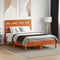 vidaXL - Hoofdbord - 120 - cm - massief - grenenhout - wasbruin