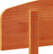 vidaXL - Hoofdbord - 120 - cm - massief - grenenhout - wasbruin