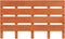 vidaXL - Hoofdbord - 120 - cm - massief - grenenhout - wasbruin