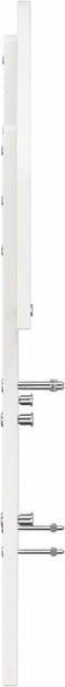 vidaXL - Hoofdbord - 120 - cm - massief - grenenhout - wit