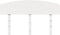 vidaXL - Hoofdbord - 120 - cm - massief - grenenhout - wit