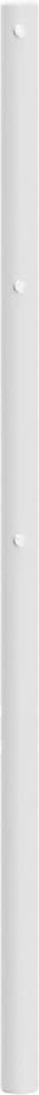 vidaXL - Hoofdbord - 120 - cm - metaal - wit