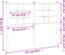 vidaXL - Hoofdbord - 120 - cm - metaal - wit