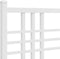 vidaXL - Hoofdbord - 120 - cm - metaal - wit