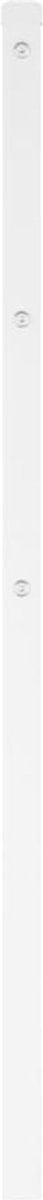 vidaXL - Hoofdbord - 120 - cm - metaal - wit