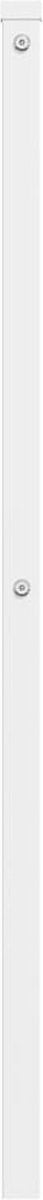 vidaXL - Hoofdbord - 120 - cm - metaal - wit