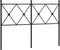 vidaXL - Hoofdbord - 120 - cm - metaal - zwart