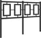 vidaXL - Hoofdbord - 120 - cm - metaal - zwart
