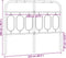 vidaXL - Hoofdbord - 120 - cm - metaal - zwart