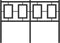 vidaXL - Hoofdbord - 120 - cm - metaal - zwart