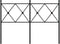 vidaXL - Hoofdbord - 120 - cm - metaal - zwart