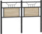 vidaXL - Hoofdbord - 120 - cm - spaanplaat - sonoma - eikenhout - en - staal - eikenhout