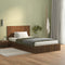vidaXL - Hoofdbord - 120x1,5x80 - cm - bewerkt - hout - bruin - eikenkleur