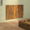 vidaXL - Hoofdbord - 120x1,5x80 - cm - bewerkt - hout - gerookt - eikenkleurig