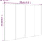 vidaXL - Hoofdbord - 120x1,5x80 - cm - bewerkt - hout - grijs - sonoma - eikenkleurig