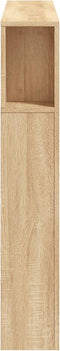 vidaXL - Hoofdbord - 120x18,5x103,5 - cm - bewerkt - hout - sonoma - eikenkleurig