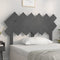 vidaXL - Hoofdbord - 122,5x3x80,5 - cm - massief - grenenhout - grijs