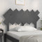 vidaXL - Hoofdbord - 122,5x3x80,5 - cm - massief - grenenhout - grijs
