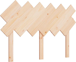 vidaXL - Hoofdbord - 122,5x3x80,5 - cm - massief - grenenhout