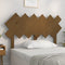 vidaXL - Hoofdbord - 122,5x3x80,5 - cm - massief - grenenhout - honingbruin