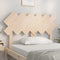 vidaXL - Hoofdbord - 122,5x3x80,5 - cm - massief - grenenhout