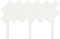 vidaXL - Hoofdbord - 122,5x3x80,5 - cm - massief - grenenhout - wit