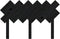 vidaXL - Hoofdbord - 122,5x3x80,5 - cm - massief - grenenhout - zwart