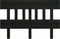 vidaXL - Hoofdbord - 123,5x3x81 - cm - massief - grenenhout - zwart