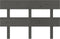vidaXL - Hoofdbord - 124x3x81 - cm - massief - grenenhout - grijs